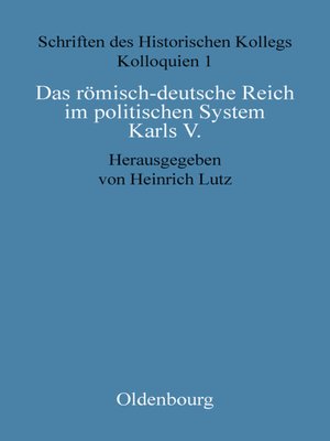 cover image of Das römisch-deutsche Reich im politischen System Karls V.